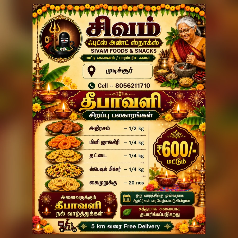 Sivam Foods & Snacks - Deepavali Special Combo